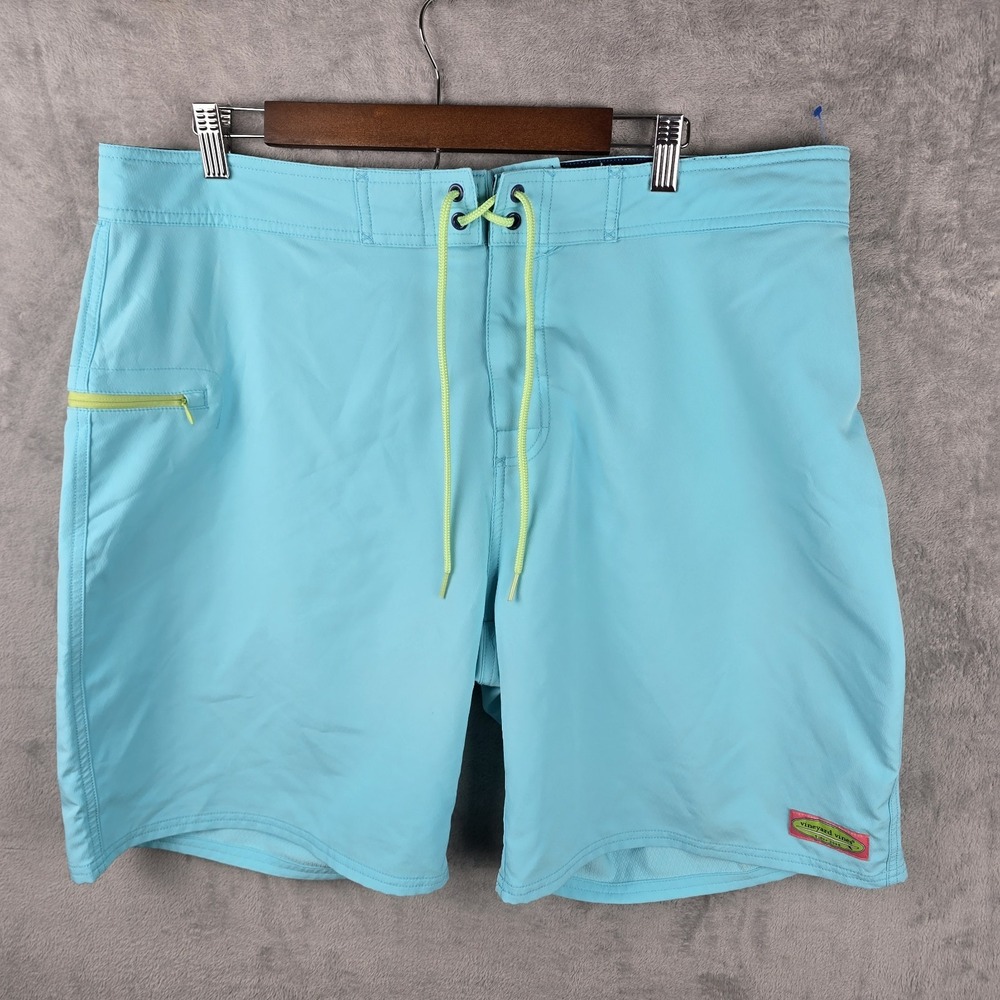 Vineyard Vines Mens Blue Board Shorts Swim Trunks Size 38 1M0202 9/2014